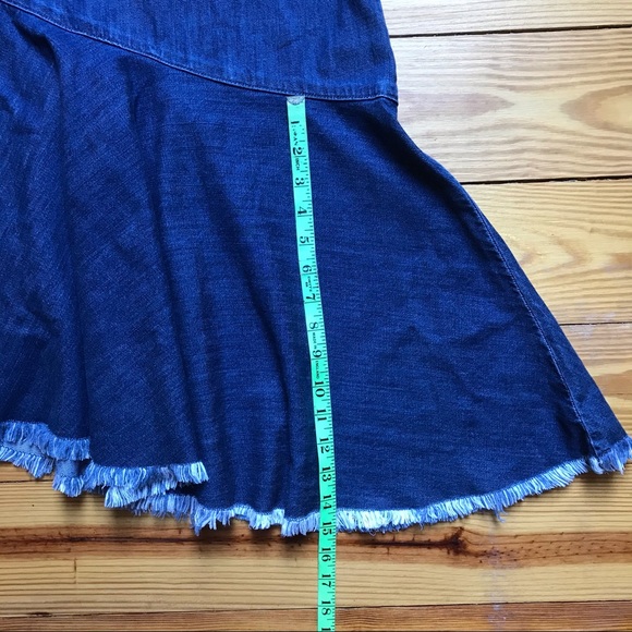 Cloth & Stone Asymmetrical Denim Dress, EUC, S - Picture 8 of 13